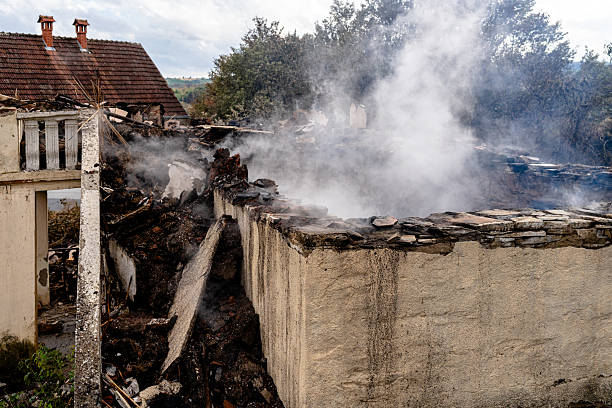 Professional Fire Damage Removal technician working in Dundas, MN